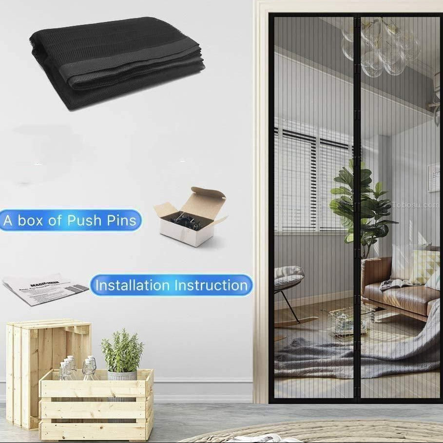 Magnetic mesh curtain (90×210 cm)